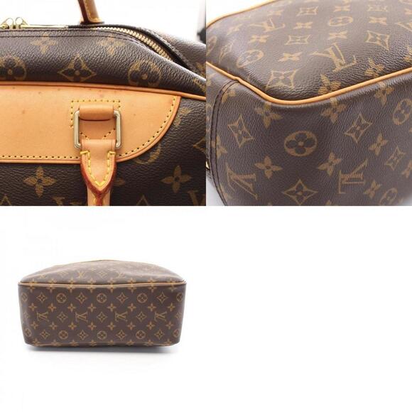 LOUIS VUITTON Brown Monogram Leather Deauville Bag - Picture 11 of 11